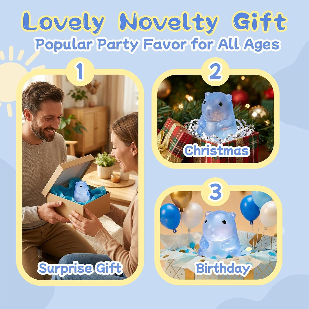 Capybara Squeeze Toys, Funny Sensory Toys, Stress Relief