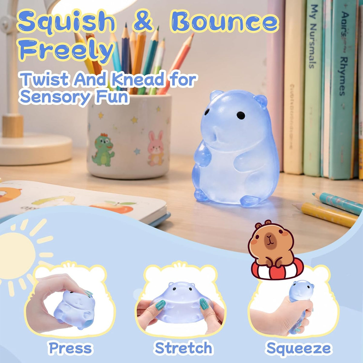 Capybara Squeeze Toys, Funny Sensory Toys, Stress Relief