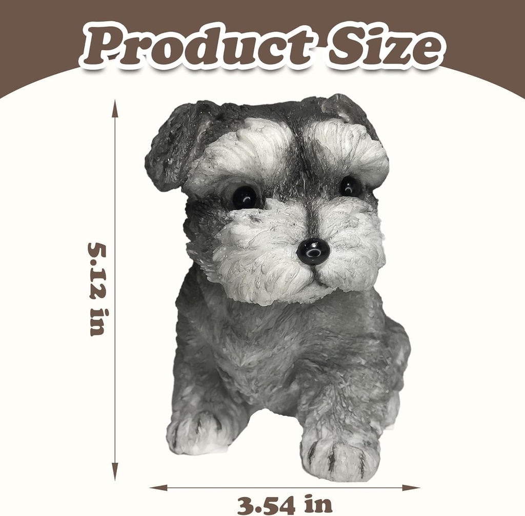 Big taba Squishy Dog, Cute Squishy Dog Stress Relief Toy, Handmade Soft Chenery Design, Perfect Squeeze Toys Gift for Relaxation and Fun (6‘’Big Schnauzer)