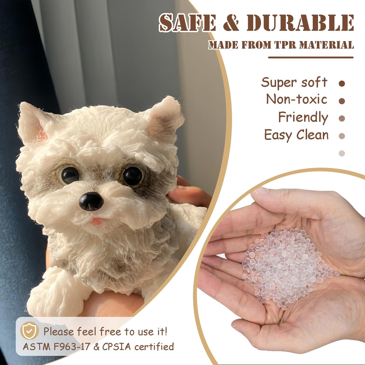 Big taba Squishy Dog, Cute Squishy Dog Stress Relief Toy, Handmade Soft Chenery Design, Perfect Squeeze Toys Gift for Relaxation and Fun (6‘’Big Schnauzer)