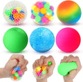 Colorful Squishy Sensory Stress Balls – 6-Pack – product image at Squishy Squishy