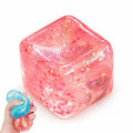 Glitter Cube Squishy Fidget Toy – 4 Colors – product image at Squishy Squishy